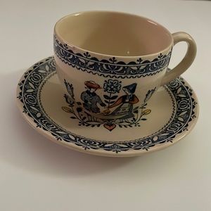 Vintage cup and saucer made in England